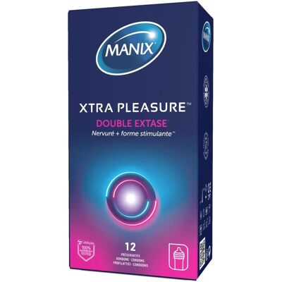 Manix Xtra Pleasure 52mm - Préservatifs - Publicité Manix Xtra Pleasure 52mm - Préservatifs - Publicité