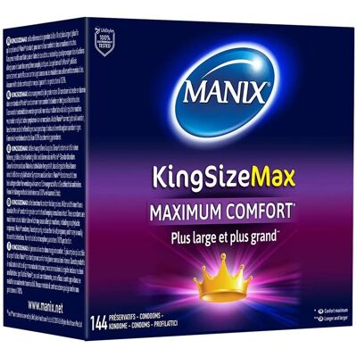 Prezerwatywy King Size Max firmy Manix - 144 sztuki Prezerwatywy King Size Max firmy Manix - 144 sztuki