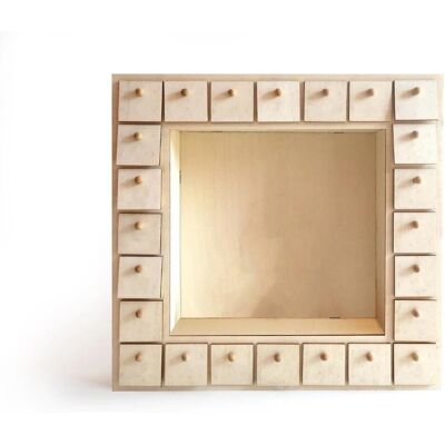 Calendrier de l'Avent en Bois Carré Beige - Graine Créative - Publicité Calendrier de l'Avent en Bois Carré Beige - Graine Créative - Publicité