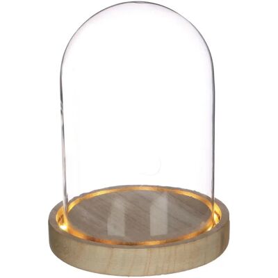 Graine Créative Cloche en Verre - LED, 16,5x12,5cm - Publicité Graine Créative Cloche en Verre - LED, 16,5x12,5cm - Publicité