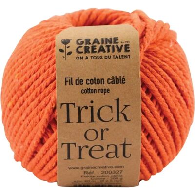 Corde en coton cuivre Graine Créative - 80m - Fil pour macramé Corde en coton cuivre Graine Créative - 80m - Fil pour macramé