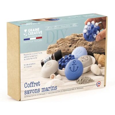 Graine Créative Modrý set DIY na mořská mýdla - 19,6x14,4x4,5 cm Graine Créative Modrý set DIY na mořská mýdla - 19,6x14,4x4,5 cm