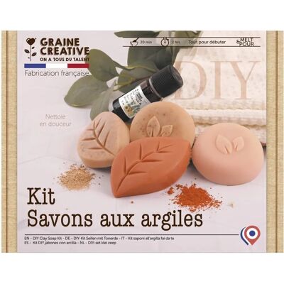 Graine Créative DIY Tonseifen-Set - Mehrfarbig - 19,6cm Graine Créative DIY Tonseifen-Set - Mehrfarbig - 19,6cm