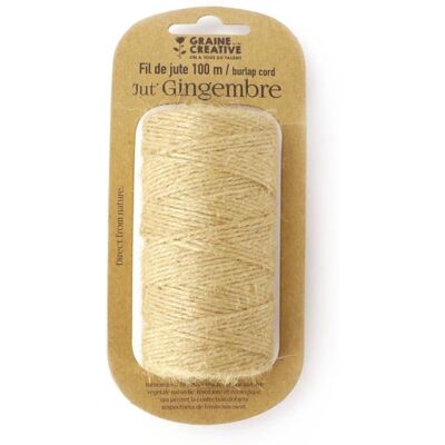 Rouleau de Fil de Jute Naturel Graine Créative Rouleau de Fil de Jute Naturel Graine Créative