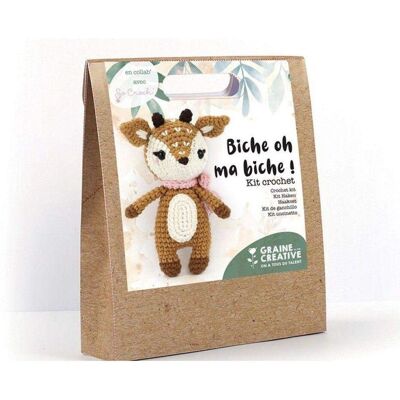 Kit Crochet Graine Creative Faon - Amigurumi, 170 mm - Publicité Kit Crochet Graine Creative Faon - Amigurumi, 170 mm - Publicité