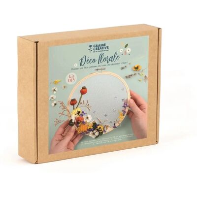 Kit DIY Décoration Fleurs Séchées Graine Créative - 18cm - Publicité Kit DIY Décoration Fleurs Séchées Graine Créative - 18cm - Publicité