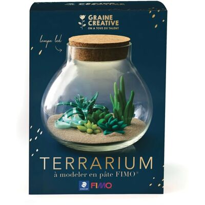 Graine Créative Boîte de Pâte Polymère - Terrarium Vert - 22x16x16cm - Publicité Graine Créative Boîte de Pâte Polymère - Terrarium Vert - 22x16x16cm - Publicité