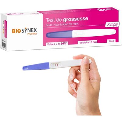 Test de Grossesse Biosynex - Fiable, Rapide, Facile - Publicité Test de Grossesse Biosynex - Fiable, Rapide, Facile - Publicité