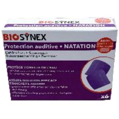 Biosynex Protecteurs Auditifs Réutilisables pour la Natation - 3 Paires - Publicité Biosynex Protecteurs Auditifs Réutilisables pour la Natation - 3 Paires - Publicité