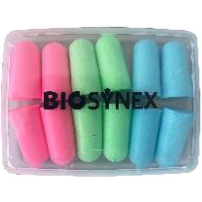 Biosynex Bouchons d'Oreille en Mousse 6 Paires - Protection auditive - Publicité Biosynex Bouchons d'Oreille en Mousse 6 Paires - Protection auditive - Publicité