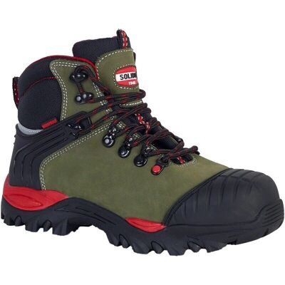 Zapatos de seguridad SOLIDUR COLORADO - Altos, Verde Zapatos de seguridad SOLIDUR COLORADO - Altos, Verde