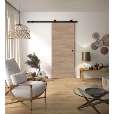 OPTIMUM RIO + RAAP NO Kit porte coulissante - Acier, Noir OPTIMUM RIO + RAAP NO Kit porte coulissante - Acier, Noir
