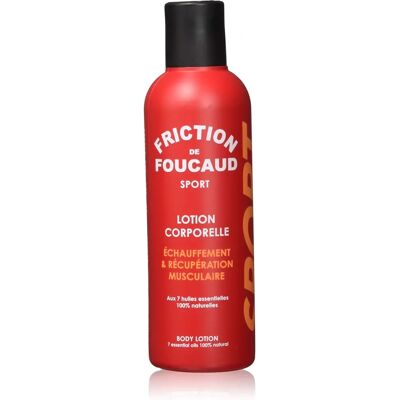 Foucaud Sport Friction - 200ml Körperlotion mit 7 ätherischen Ölen Foucaud Sport Friction - 200ml Körperlotion mit 7 ätherischen Ölen