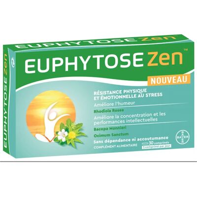 Bayer Euphytose Zen - Stress Unterstützung - 30 Tabletten Bayer Euphytose Zen - Stress Unterstützung - 30 Tabletten