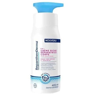 Crème Riche Réparatrice Corps BepanthenDerma - Peaux Très Sèches - Publicité Crème Riche Réparatrice Corps BepanthenDerma - Peaux Très Sèches - Publicité