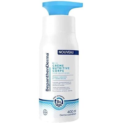 Crème Nutritive Corps Bepanthen Derma - Hydratation & Nourriture - 400ml - Publicité Crème Nutritive Corps Bepanthen Derma - Hydratation & Nourriture - 400ml - Publicité