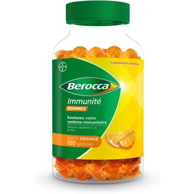 Berocca Immunité 120 Gommes - Complément - Publicité Berocca Immunité 120 Gommes - Complément - Publicité