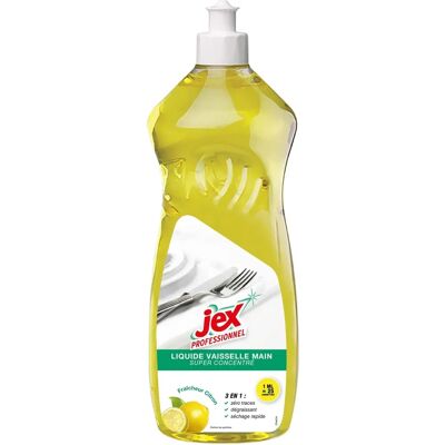 Jex Professionnel Liquide Vaisselle Citron - 1L - Publicité Jex Professionnel Liquide Vaisselle Citron - 1L - Publicité