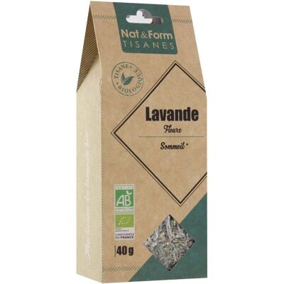 Thé à la lavande bio Nat & Form - 40 g - Publicité Thé à la lavande bio Nat & Form - 40 g - Publicité