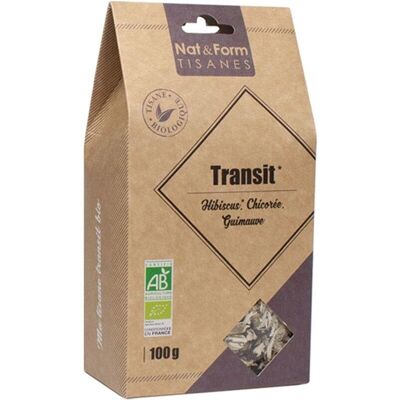 Nat&Form Tisane Transit Bio - Thé aux Herbes Bio 100g - Publicité Nat&Form Tisane Transit Bio - Thé aux Herbes Bio 100g - Publicité