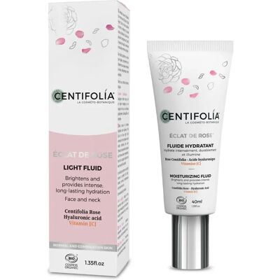 Centifolia Rose Feuchtigkeitsfluid - Bio, 40ml Centifolia Rose Feuchtigkeitsfluid - Bio, 40ml