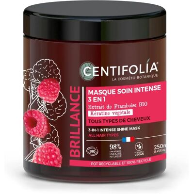 Centifolia Bio-Himbeer & Pflanzliche Keratin Haarmaske - 3-in-1 Glanz & Pflege Centifolia Bio-Himbeer & Pflanzliche Keratin Haarmaske - 3-in-1 Glanz & Pflege