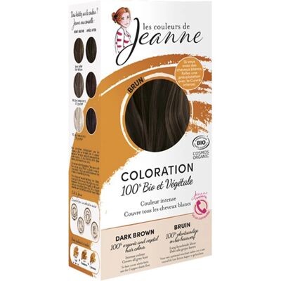 Les couleurs de Jeanne Coloration Brun foncé - Coloration capillaire - Publicité Les couleurs de Jeanne Coloration Brun foncé - Coloration capillaire - Publicité