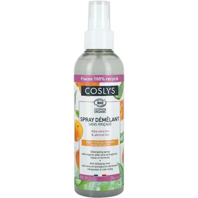 Spray Coiffant Coslys à l'Aloe Vera & Abricot - Démêle & Hydrate - Publicité Spray Coiffant Coslys à l'Aloe Vera & Abricot - Démêle & Hydrate - Publicité