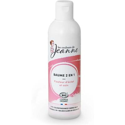 Les Couleurs de Jeanne Baume 2-en-1 Fixateur et Soin Couleur - 230ml - Publicité Les Couleurs de Jeanne Baume 2-en-1 Fixateur et Soin Couleur - 230ml - Publicité