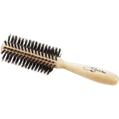 Cepillo de Pelo de Jabalí de Madera Natural Cartel - Demi-Redonda - Para Todo Tipo de Cabello Cepillo de Pelo de Jabalí de Madera Natural Cartel - Demi-Redonda - Para Todo Tipo de Cabello