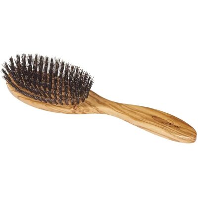 Brosse Demi-Lune en Bois Naturel Cartel - Brosse à cheveux - Publicité Brosse Demi-Lune en Bois Naturel Cartel - Brosse à cheveux - Publicité