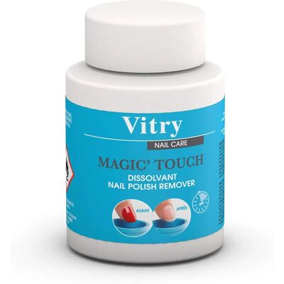 Vitry Magic Touch Dissolvant Sans Acétone 75ml - Publicité Vitry Magic Touch Dissolvant Sans Acétone 75ml - Publicité