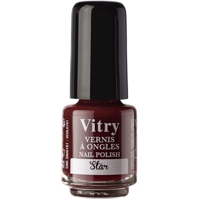 Verniz para Unhas Vitry Mini 161 Star 4ml - Esmalte Verniz para Unhas Vitry Mini 161 Star 4ml - Esmalte