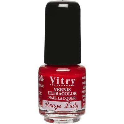 Vitry Mini Esmalte de Uñas Rojo Lady 4ml - Esmalte Vitry Mini Esmalte de Uñas Rojo Lady 4ml - Esmalte
