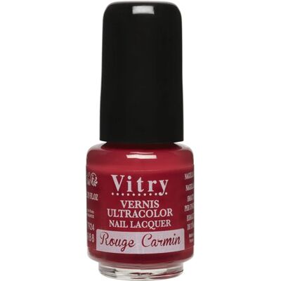 Verniz de Uñas Mini Vitry Rojo Carmín 4ml Verniz de Uñas Mini Vitry Rojo Carmín 4ml
