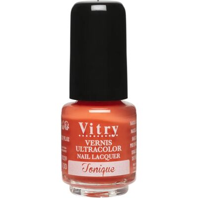 Esmalte de uñas Vitry Mini 4ml - Duradero, transpirable, naranja vibrante Esmalte de uñas Vitry Mini 4ml - Duradero, transpirable, naranja vibrante