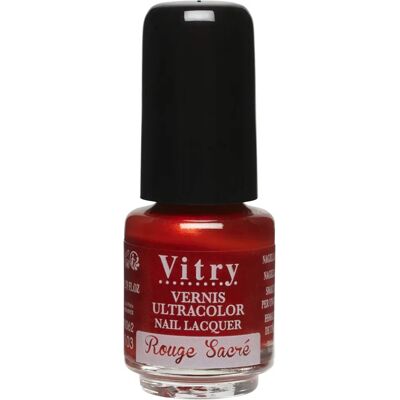 Vitry Mini Esmalte de Unhas 103 Rouge Sacré 4ml - Esmalte Vitry Mini Esmalte de Unhas 103 Rouge Sacré 4ml - Esmalte