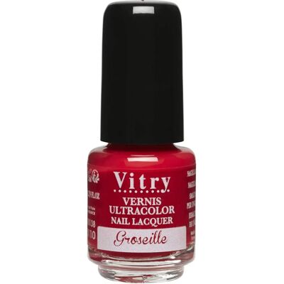 Verniz de Uñas Mini Vitry 110 Grosella 4ml - Esmalte Verniz de Uñas Mini Vitry 110 Grosella 4ml - Esmalte