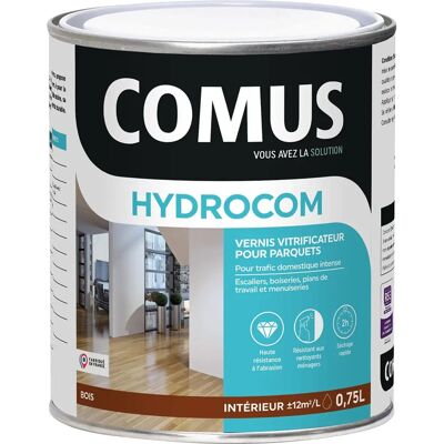 Vernis Hydrocom Bois - Silky Transparent - 0,75L - Publicité Vernis Hydrocom Bois - Silky Transparent - 0,75L - Publicité