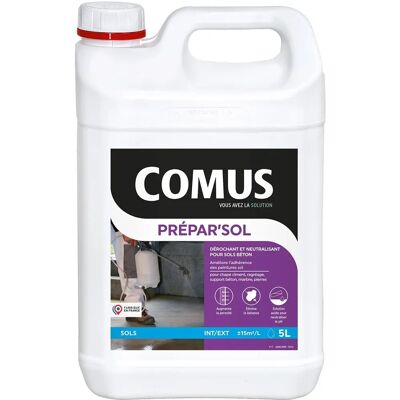 COMUS - Prepar'sol - Volume 5 L - Traitement de sol en béton - Publicité COMUS - Prepar'sol - Volume 5 L - Traitement de sol en béton - Publicité