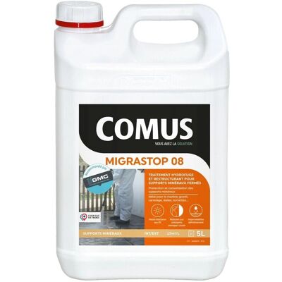 Comus - MIGRASTOP 08 - 5 L - 37,5 m2 - Imperméabilisant - Publicité Comus - MIGRASTOP 08 - 5 L - 37,5 m2 - Imperméabilisant - Publicité