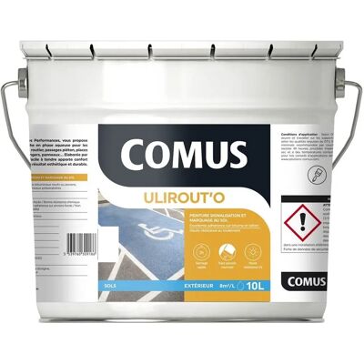 COMUS ULIROUT'O Blanc 10 L Paint - Publicité COMUS ULIROUT'O Blanc 10 L Paint - Publicité