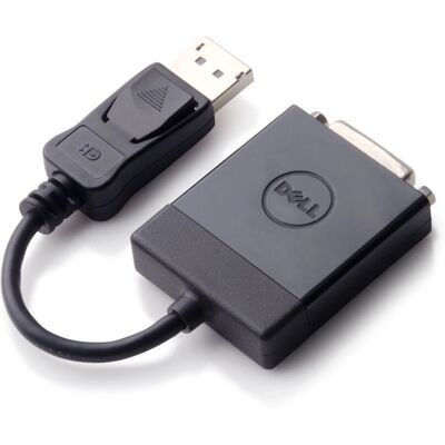 Dell Display Port zu DVI Adapter - Videokabel, Schwarz Dell Display Port zu DVI Adapter - Videokabel, Schwarz