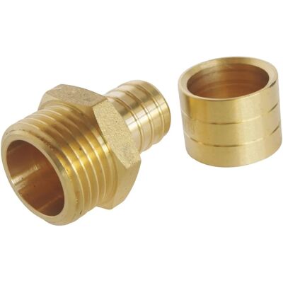 Conector de latón Somatherm for you - 15/21 - 10 piezas Conector de latón Somatherm for you - 15/21 - 10 piezas