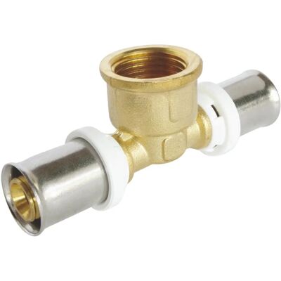 SOMATHERM FOR YOU - Pipe Fitting - Ø20 Multilayer Tube Connector - Female 15/21 - Secure Connection SOMATHERM FOR YOU - Pipe Fitting - Ø20 Multilayer Tube Connector - Female 15/21 - Secure Connection