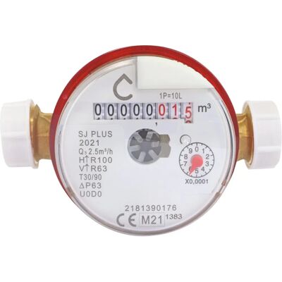 Contador de agua caliente SOMATHERM FOR YOU R100 20x27 - Chorro único, esfera seca Contador de agua caliente SOMATHERM FOR YOU R100 20x27 - Chorro único, esfera seca