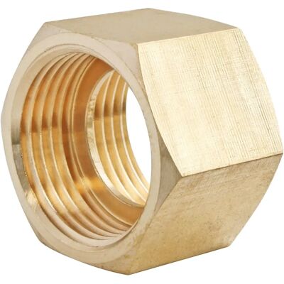 Raccord en laiton Somatherm avec butée interne double femelle 20/27 - lot de 2 Raccord en laiton Somatherm avec butée interne double femelle 20/27 - lot de 2