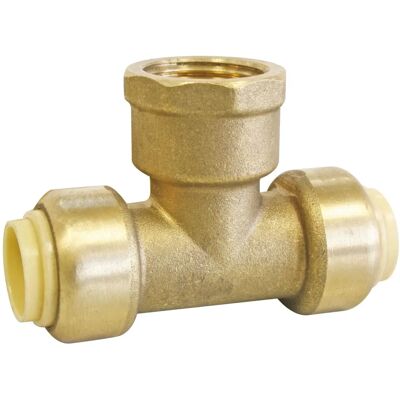 Somatherm for you T in ottone 15/21 - Raccordo tubo Somatherm for you T in ottone 15/21 - Raccordo tubo