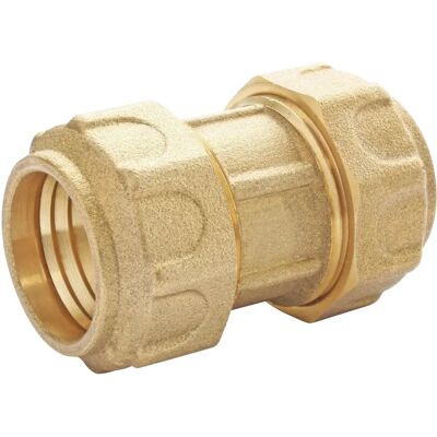 Somatherm Raccord en laiton - 32mm - Laiton - Compression extérieure - Système d'eau - Publicité Somatherm Raccord en laiton - 32mm - Laiton - Compression extérieure - Système d'eau - Publicité