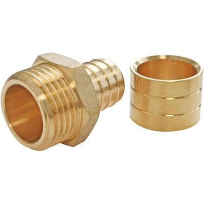 Somatherm - Racor recto Ø16 PER Macho 20/27 - Ø16 - Fitting Somatherm - Racor recto Ø16 PER Macho 20/27 - Ø16 - Fitting